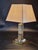1970s Hollywood Regency Table Lamp in Acrylic Metal, 1980s For Sale - Image 5 of 5