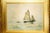 A wonderful piece of late 19th-century maritime art, this circa 1880 Victorian watercolor painting captures the working...