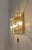 Italian Framed Brass and Beveled Glass Square Ceiling Lamp, 1970s For Sale - Image 15 of 18