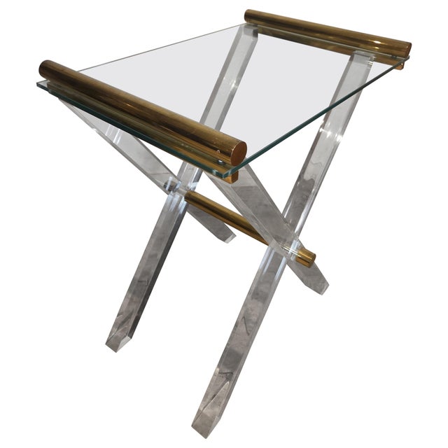 Silver Side Table with Tray by Charles Hollis Jones, 1970s For Sale - Image 8 of 8