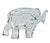 Vintage 1930s Co-Operative Flint Glass Co. Clear Elephant Figural Covered Box For Sale - Image 6 of 9