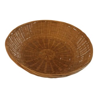 Vintage Hand Woven Chinese Basket For Sale