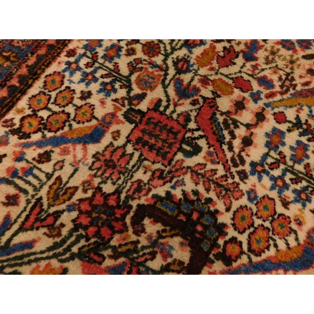 Vintage Handknotted Persian Runner Rug 3'x 9' For Sale - Image 4 of 13