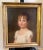 Antique Early 19th Century American Oil Painting on Canvas Portrait of a Young Girl in Original Giltwood Frame For Sale - Image 4 of 8