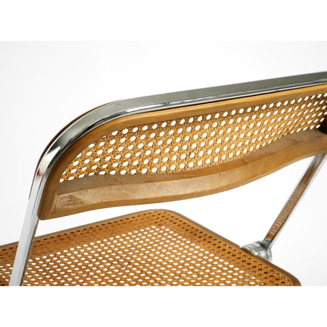 Plia Folding Chair with Vienna Cane by Giancarlo Piretti for Castelli, 1970s For Sale - Image 12 of 18