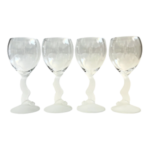 Lenox Swan Lake Wine Glasses - Set of 4