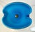 Murano 1950s Aventurine Gold Fleck Inclusions MCM Brass Base Ashtray Bi-Fold Dish For Sale - Image 9 of 10