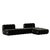 Metal Dakota Armless Sofa by Porus Studio For Sale - Image 7 of 10