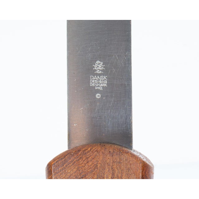 Wood Dansk Teak Cheese Board With Knife by Jens Quistgaard For Sale - Image 7 of 9