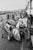 Race Order Maserati racing cars in the pit during a road race at at St Helier, Jersey, Channel Islands, May 1947. Original...