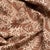 2020s Schumacher Berkeley Hand Printed Silk Fabric In Chestnut For Sale - Image 5 of 6