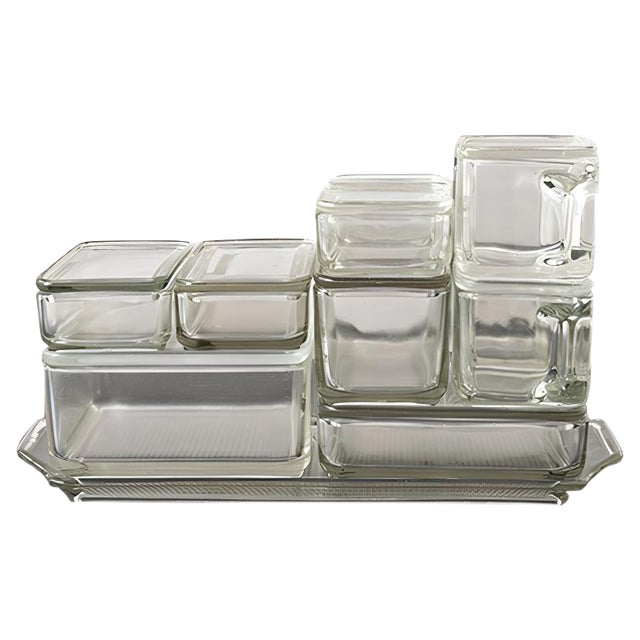 Bauhaus Kubus Storage Containers by Wilhelm Wagenfeld for