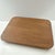 Mid Century Modern Good Wood Genuine Teak Serving Tray With Brass Accents | Danish Modern Butler Tray | Vintage For Sale In Los Angeles - Image 6 of 10