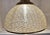 Beige Vintage Height-Adjustable Hanging Lamp with Patterned Plastic Shade on Brass Mount, 1980s For Sale - Image 8 of 10