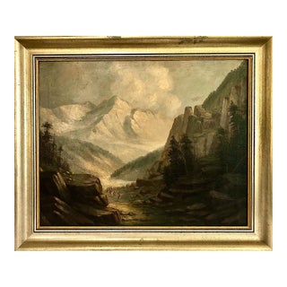 Early 20th-Century Luminist Painting of Yosemite, Attributed to W. A. Carson For Sale