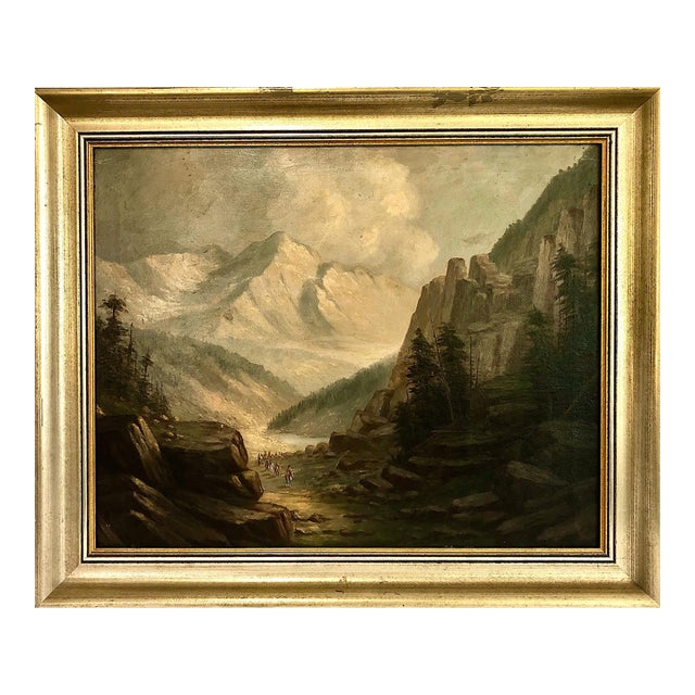 Early 20th-Century Luminist Painting of Yosemite, Attributed to W. A. Carson For Sale