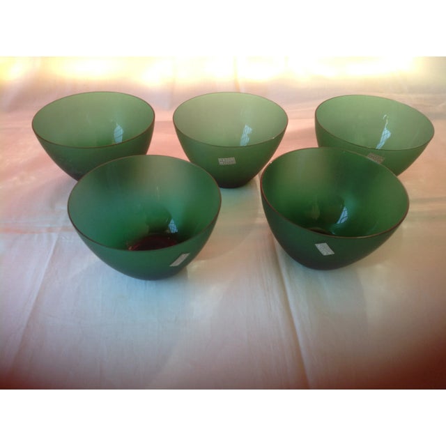 Glass Small Cups by Nason Moretti, 1970s, Set of 5 For Sale - Image 7 of 7