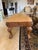Chippendale Late 20th Century Chippendale Hand Carved Hardwood Bench With Claws & Ball Legs For Sale - Image 3 of 4