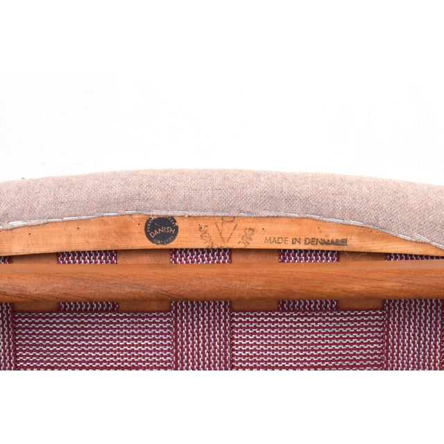 Mid-Century Modern Ella Armchair in Teak and Wool by Arne Vodder for Vamo Sønderborg, 1960s For Sale - Image 12 of 13