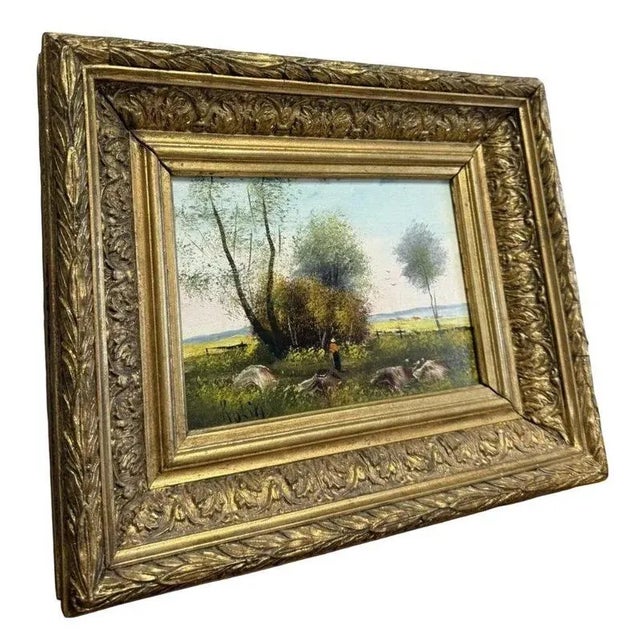 Artist: Louis Rolin Period: 19th century Style: Other Style Condition: Good condition Material: Oil painting Width:...