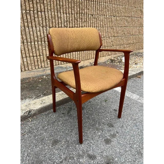 Wood Mid 20th Century Mid Century Modern Danish Teak Armchair For Sale - Image 7 of 11