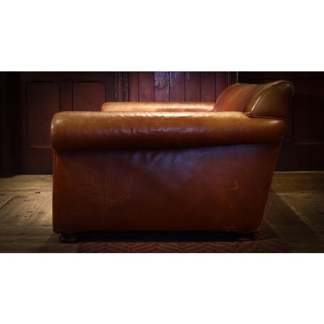 Vintage Four-Seater Sofa in Leather, 2010s For Sale - Image 4 of 13