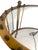 1950s 1950's French Maison Baguès Brass & Glass Two Tier Bar Cart, Attributed For Sale - Image 5 of 10