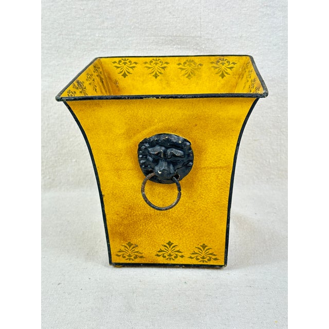 Vintage Toleware Planter For Sale In New Orleans - Image 6 of 9