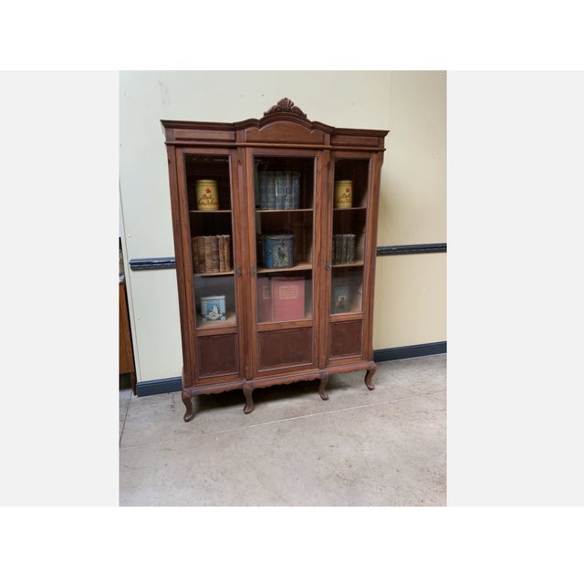 Antique Art Nouveau Display Cabinet, 1915 For Sale - Image 10 of 10