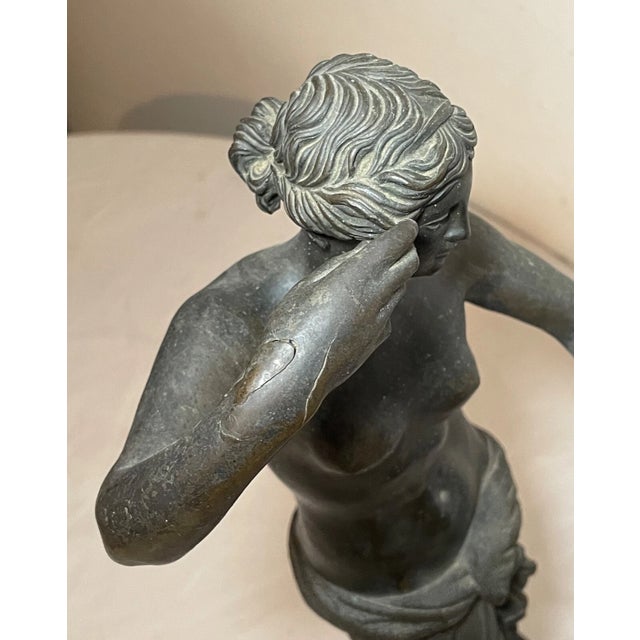Large Antique Early 19th Century Nude Venus From Capoue Bronze Statue Sculpture For Sale - Image 18 of 18