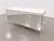 White Vintage Mirrored Credenza With Lucite Sides & White Laminate For Sale - Image 8 of 9