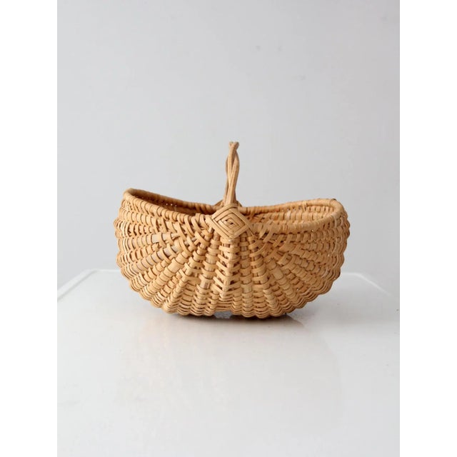 Vintage Harvest Basket For Sale - Image 9 of 13