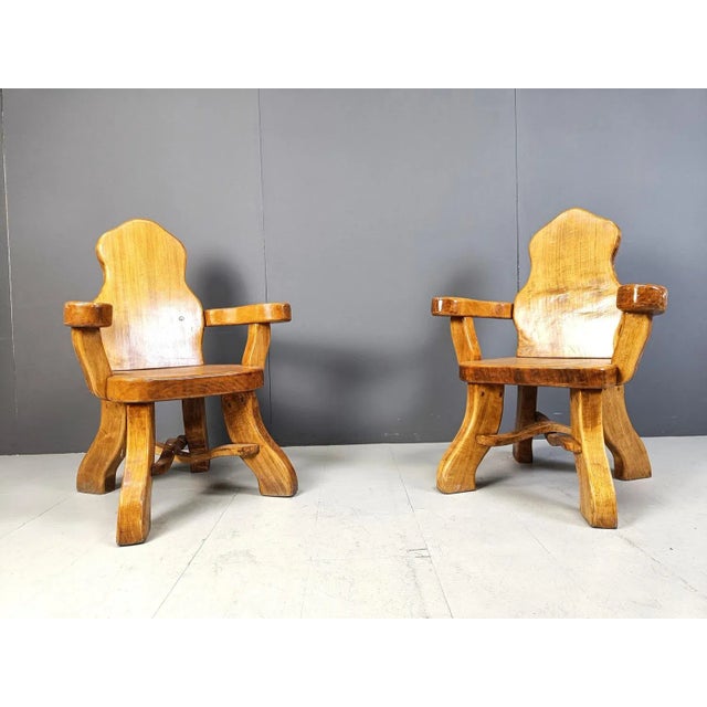 1960s Vintage Brutalist Armchair, 1960s For Sale - Image 5 of 13