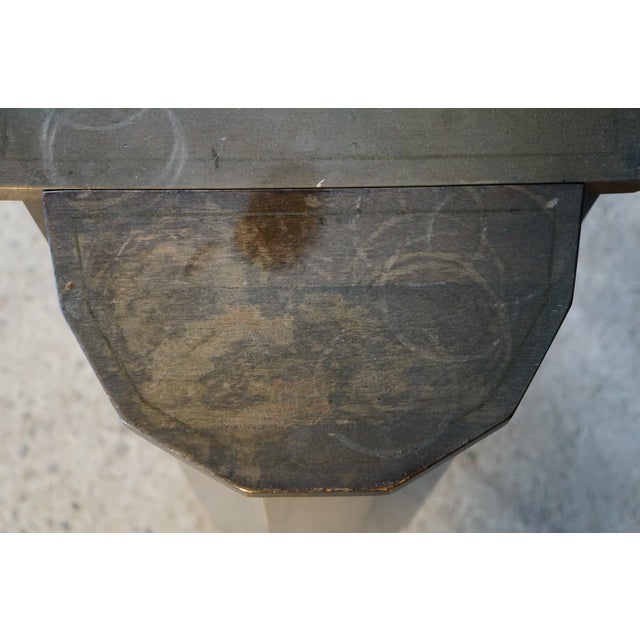 Dark Gray Antique Grand Rapids Furniture Shops Martha Washington Mahogany Sewing Cabinet For Sale - Image 8 of 18