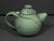 1990s Handmade Modernist Studio Pottery Teapot in Matte Green Glaze For Sale - Image 4 of 13
