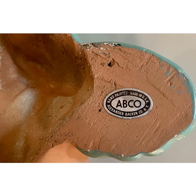 Vintage Alexander Backer Chalkware Wall Hanging For Sale In New York - Image 6 of 6