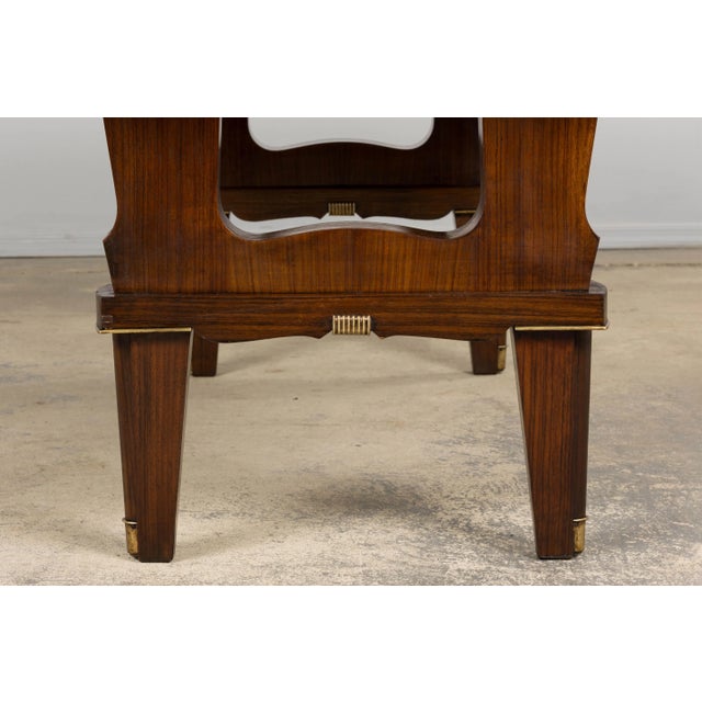 1930s French Parisian Art Deco Rosewood Dining Table For Sale - Image 16 of 18