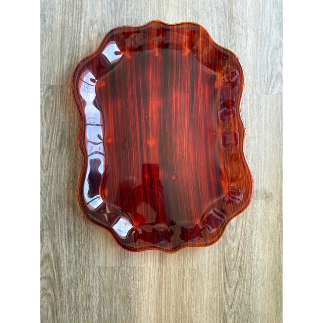 Tortise Lucite. Tray For Sale In Miami - Image 6 of 10