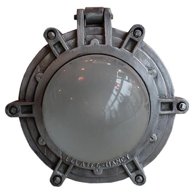 Industrial Explosion-Proof Pendant Lamp from Eclatec-Nancy, 1948 For Sale