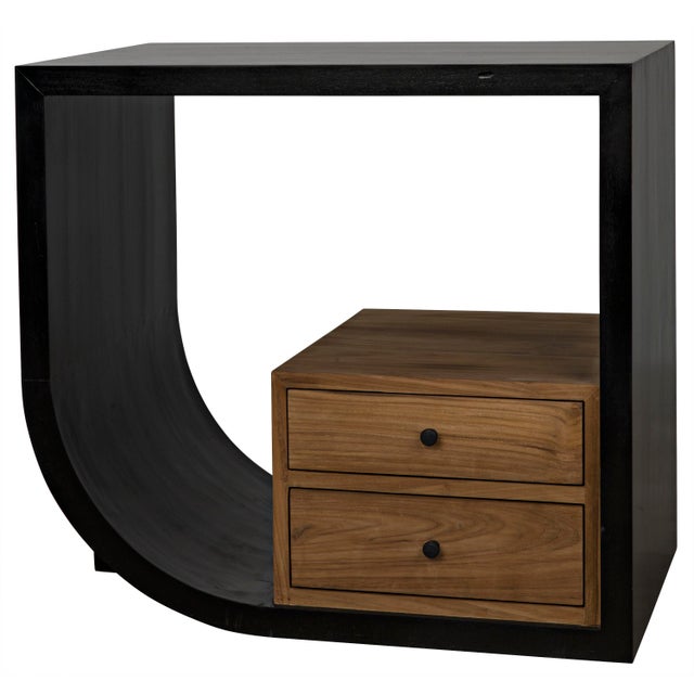 Available in both left and right formats, this gorgeous side table is designed to make maximum use of your space. Each has...