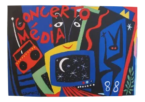 1988 Original Vintage French Poster - Concerto Media