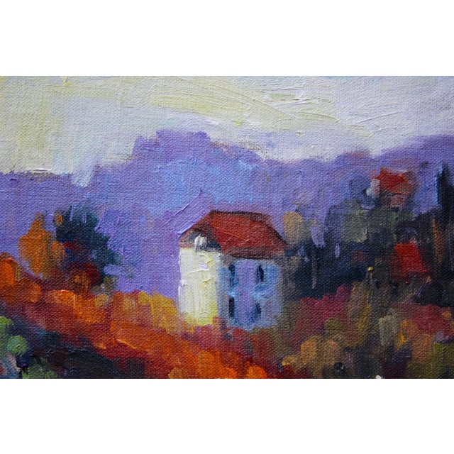 "Tuscany Glow" Contemporary Landscape Oil Painting For Sale - Image 4 of 12