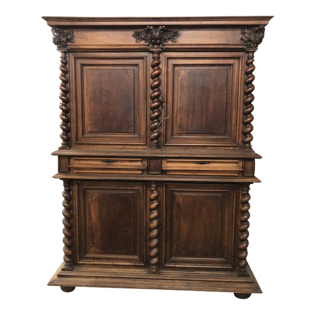 Louis XIII Double Headed Eagle Buffet Deux Corps For Sale