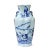 Chinese Blue White Porcelain Eight Immortal Graphic Flat Body Vase For Sale - Image 4 of 7
