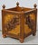 1900 - 1909 Antique French Carved Walnut and Cane Jardinière With Torch and Floral Motifs For Sale - Image 5 of 6