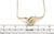 Metal Mid 20th Century Jose Hess Diamond 18k Yellow Gold Wide Curved Scroll Necklace For Sale - Image 7 of 7