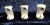 Metal German Cloakroom Hooks in White Painted Metal from Schönbuch, 1970s, Set of 3 For Sale - Image 7 of 7