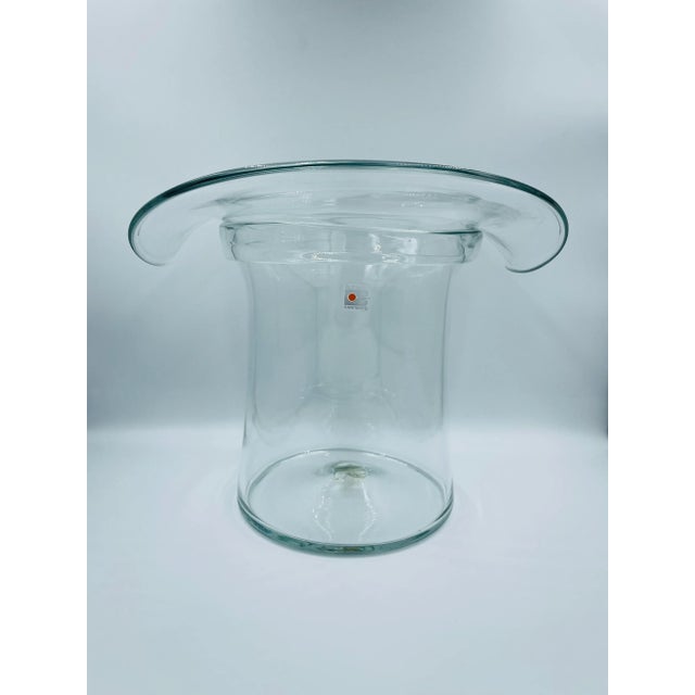 1980s Blenko Extra Tall "Top Hat" Ice Bucket For Sale - Image 13 of 13