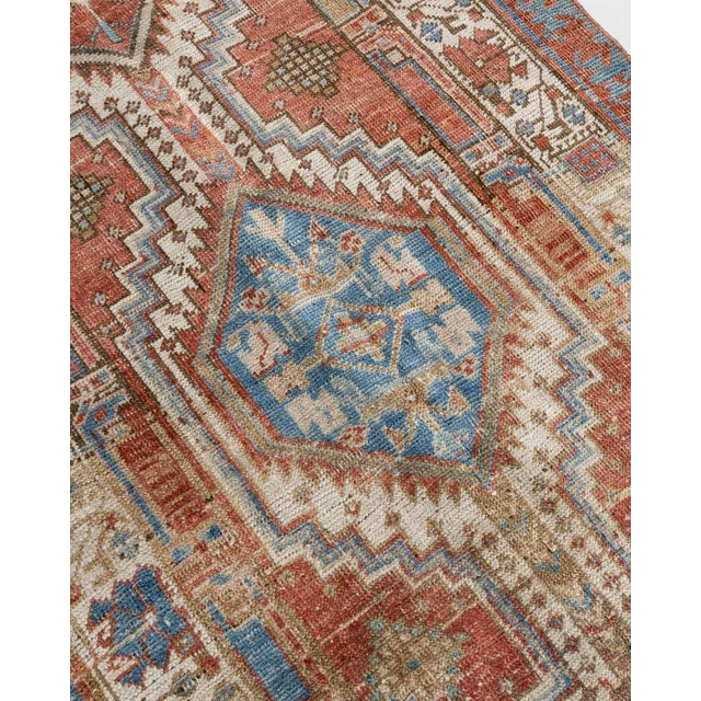 Vintage Heriz Runner 3' X 14'7 For Sale - Image 12 of 16