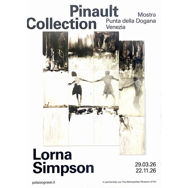 Contemporary Lorna Simpson Untitled II Official Exhibition Poster For Sale - Image 3 of 3